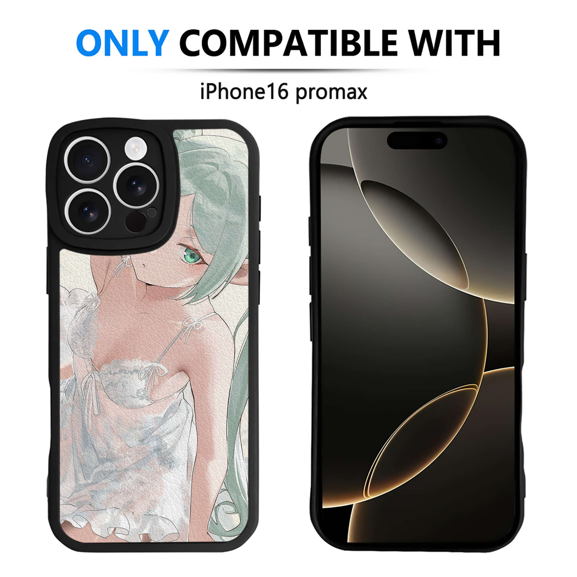 （画像用） 葬送のフリーレン Frieren 【iPhone 16シリーズ対応】シリコンスマホケース（レザー調） 材質：シリコン